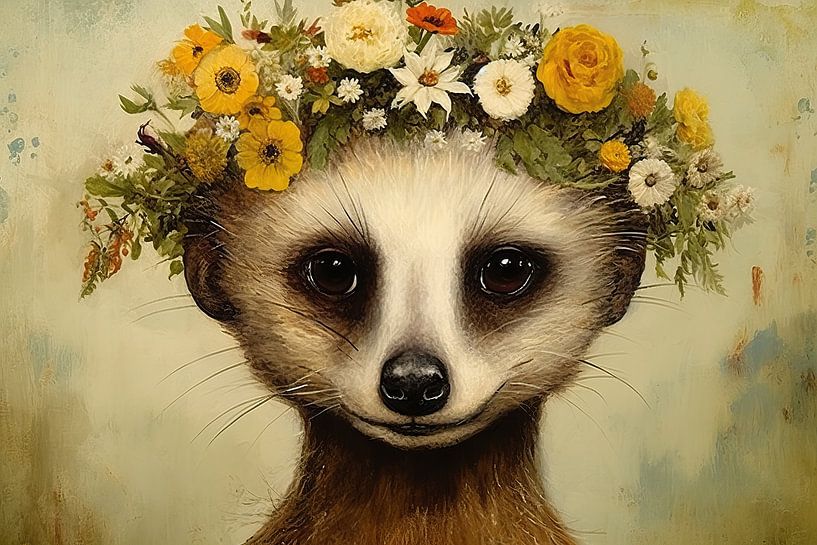 Painting Meerkats by Abstract Painting