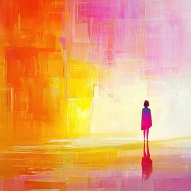 Frauensilhouette | Woman Glow von Moderne Kollektion