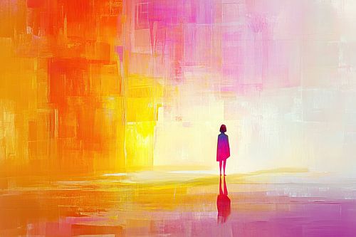 woman silhouette | Woman Glow by Modern Collection