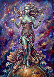 Goddess Aphrodite – The Power of Love by AidasignArt