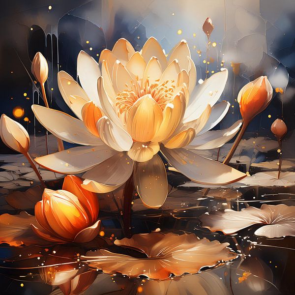 Seerosen - water lilies - nénuphars- von Reiner Borner