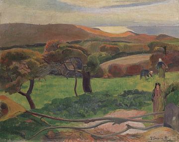 Landschap van Bretagne, Paul Gauguin