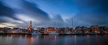 Sonnenuntergang über Alkmaar, Excise Tower und Bierkade 03 von Arjen Schippers