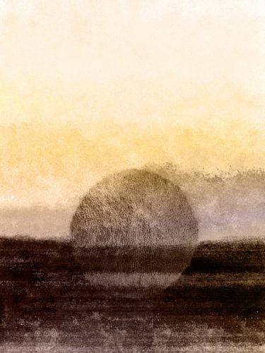 Sunset abstract minimalism