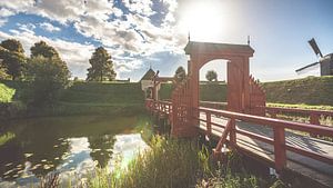 Forteresse de Bourtange : Pont historique – Décoration murale exclusive