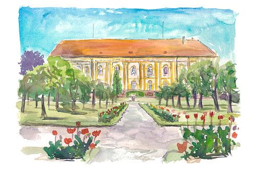 Schloss Dachau Eindrucksvoller Park und Garten in Bayern