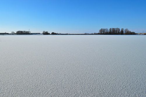 Maagdelijk wit Winters landschap
