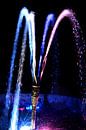 Abstract photo of a pond fountain by Retrotimes thumbnail