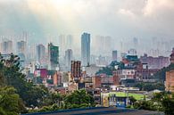 Vues sur la brume de Medellin - Colombie par Michiel Ton Aperçu