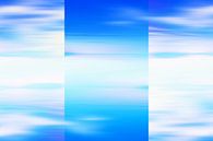 Abstract licht blauwe zeegezicht van Jan Brons thumbnail