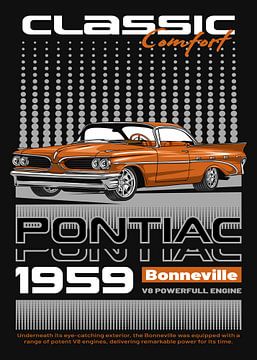 Pontiac Bonneville Muscle Car von Adam Khabibi