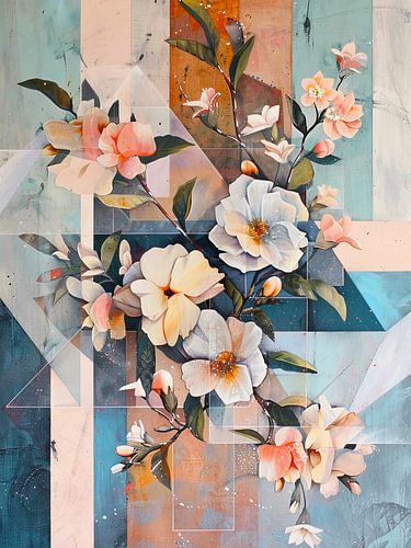 Magnolia's met structuur