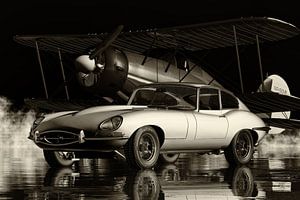 Jaguar E Type Oldtimer-Kultur