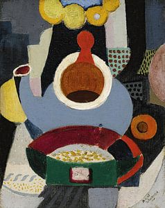 Ángel Zárraga - Stillleben mit Teekanne (1916)