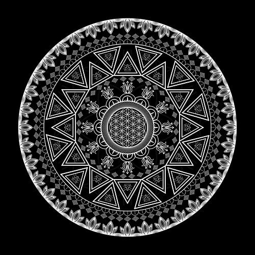 Kristal Mandala Moed en Kracht