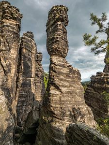 Bielatal, Sächsische Schweiz - Große Herkulessäule
