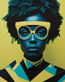Art Yellow Woman