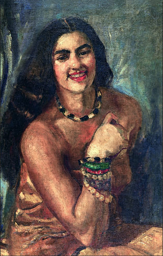 Amrita Sher-Gil, self-portrait, 1930
