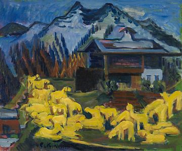 Flock of sheep, Ernst Ludwig Kirchner