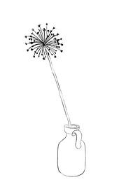 Trockene Blumen von MishMash van Heukelom