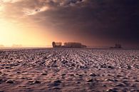 Winterlandschap Zeeland van Frank Peters thumbnail