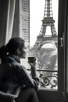 Koffiepauze in Parijs van Skyfall