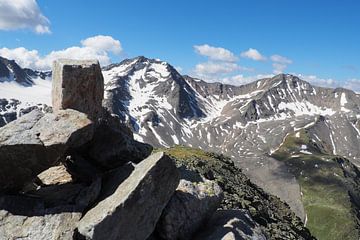 Tyrol du Sud - photographie de montagne impressionnante du Piz Rims et de ses montagnes. sur Miriam Schwarzfischer Fotografie