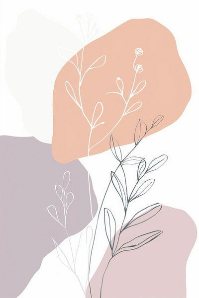 Abstract plants by Poster Art Shop