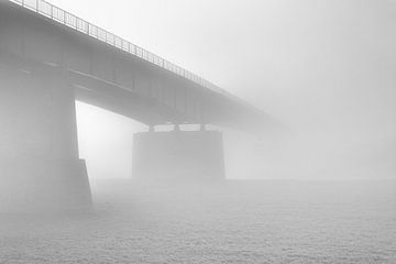A misty bridge