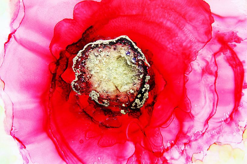 Abstracte Bloem/Abstract Flower/Abstrakte Blume/La Fleur abstraite van Joke Gorter