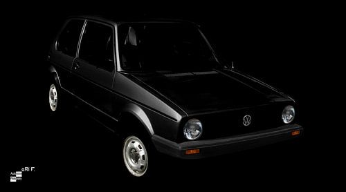 VW Golf 1 in black