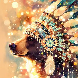 Traumbär mit Bokeh von PrintiSky