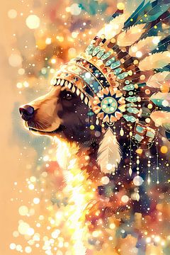 Traumbär mit Bokeh von PrintiSky