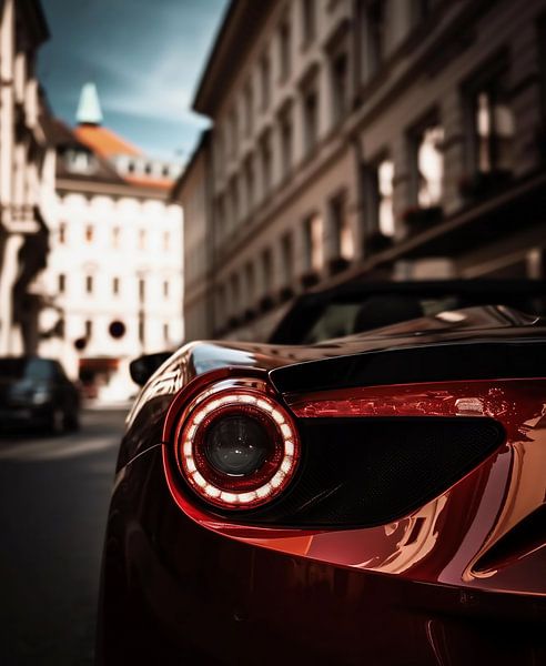 De fascinatie van auto's van fernlichtsicht