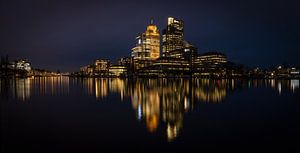 Amsterdamer Skyline an der Amstel