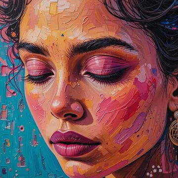 The face om me - Vrouwen Schilderij 1.2 van ComfortQ