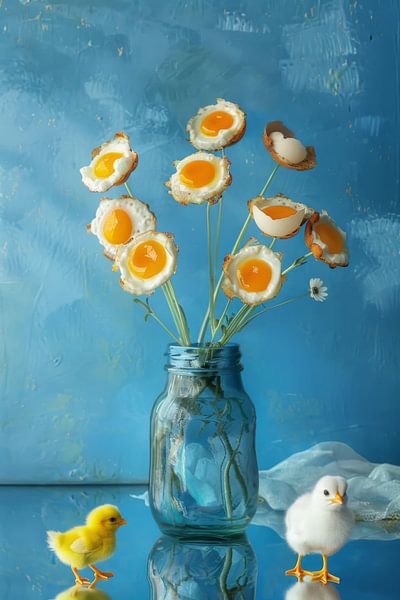 Fleur d'œuf et joie des poussins par Poster Art Shop