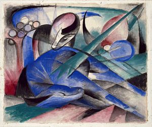 Franz Marc - Träumendes Pferd (1913)