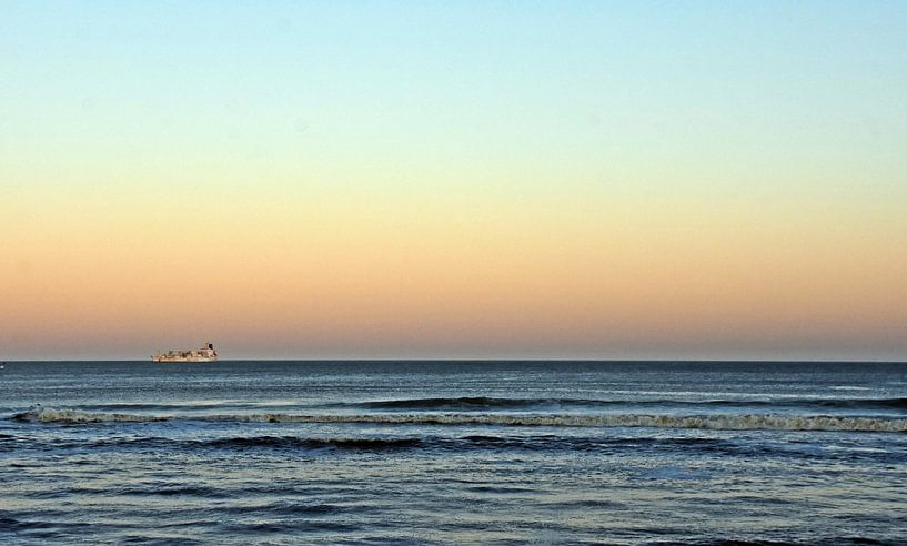 un magnifique lever de soleil sur l'océan Atlantique au Cap par Werner Lehmann