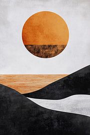 Coucher de soleil au design minimaliste sur Imperial Art House
