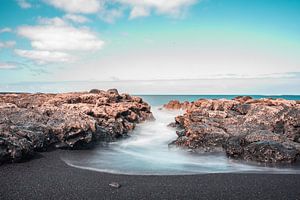 Schwarzer Strand von Lanzarote von Karen Velleman