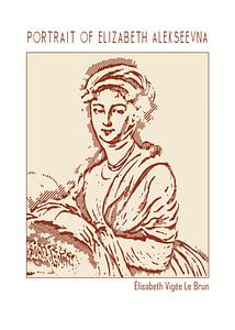 Porträt von Elisabeth Alekseevna