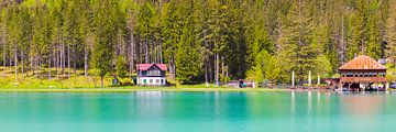 Panorama of Lake Dobbiaco by Henk Meijer Photography