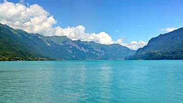 The blue lake of Interlaken - Switzerland