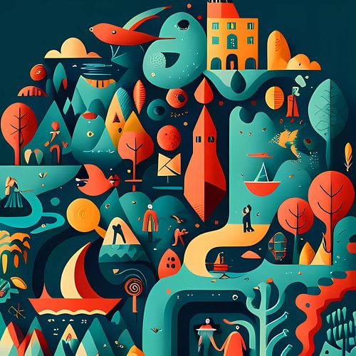 Traumlandschaft der Entdeckung