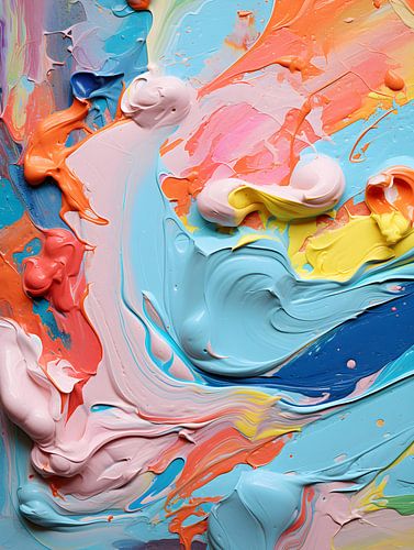 Bunte Farbtextur V2