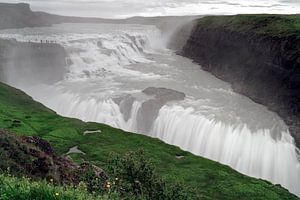 Gullfoss waterval van Ab Wubben