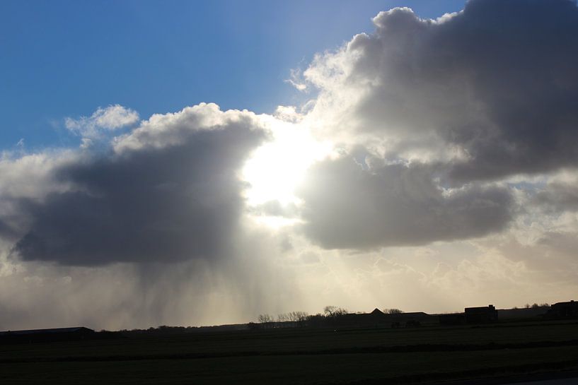 Wolken in Egmond aan Zee Noord-Holland von Elisabeth Eisbach