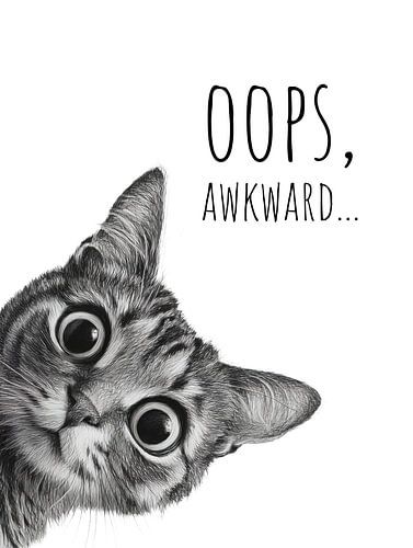 Cool Cat – Oops, awkward by Melanie Viola