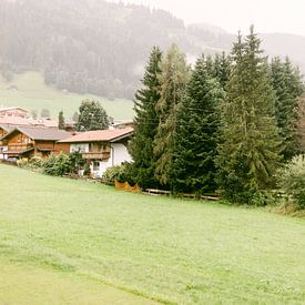 Landschap van Wildschönau, Oostenrijk van Vildan Ersert